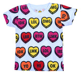 HEARTBEAT T-SHIRT (SALE )